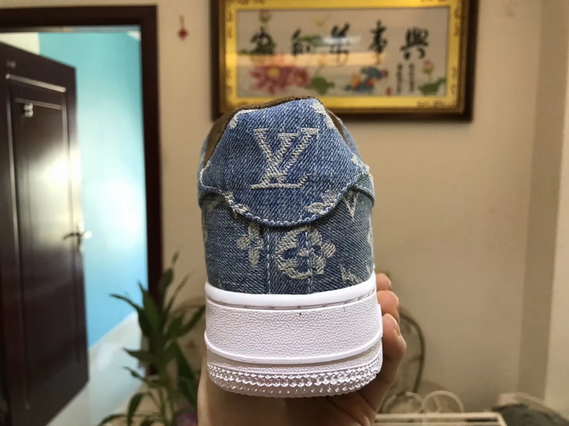 Authentic Superme X Louis Vuitton X Air Force 1